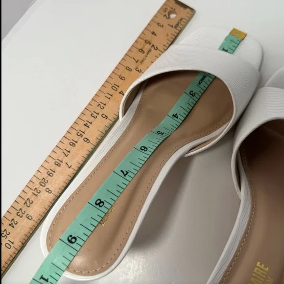 Cushionaire Evie One Band Dress Heel White 6.5M - Picture 8 of 8